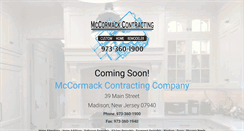 Desktop Screenshot of mccormackcontractinginc.com